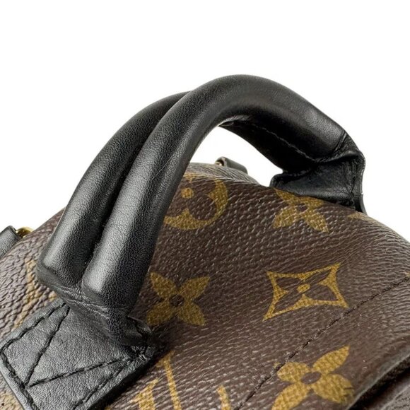 Auth LOUIS VUITTON Monogram Palm Springs Mini Backpack Brown M44873 - z4187 - Picture 7 of 16